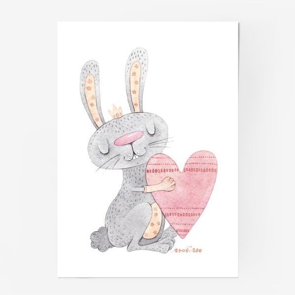 Постер "зайчик"