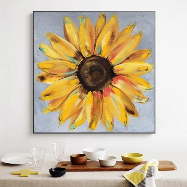 Натюрморт с подсолнухами