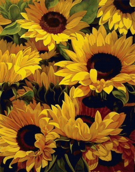 Комната с подсолнухами