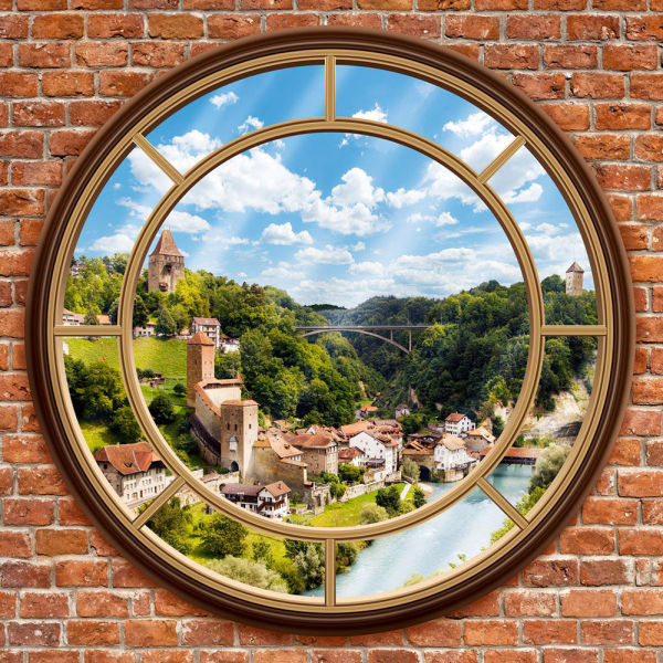 Имитация окна в интерье