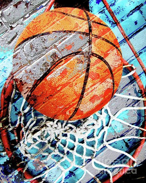 Баскетбол абстракция