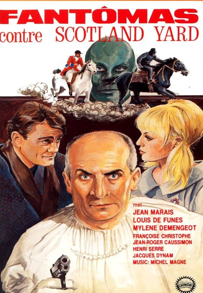 Фантомас фильм 1964 Постер