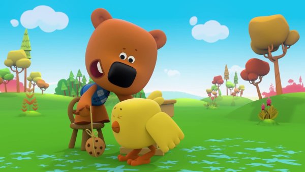 Мимимишки Кеша и тучка