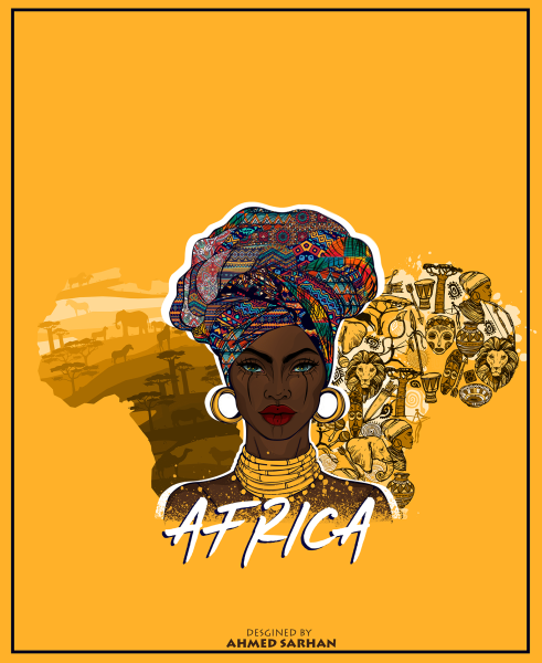 Плакаты Африка вектор