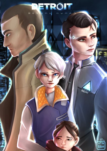 Detroit become Human Постер