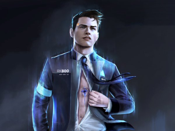 Детройт Беком хуман Коннор обложка