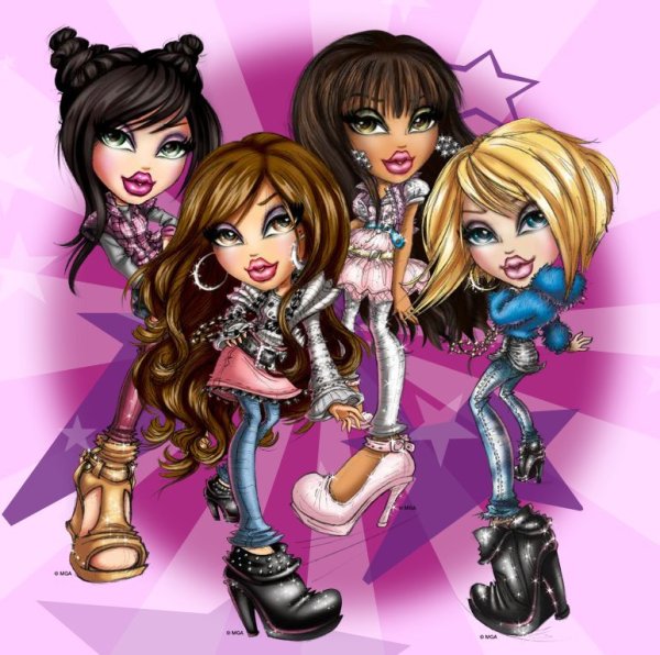 Арт девочки братц