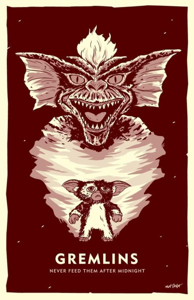 Гремлины фильм Постер