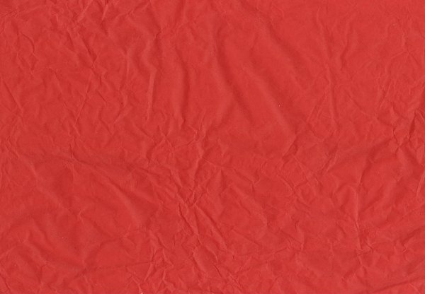 Красная мятая бумага