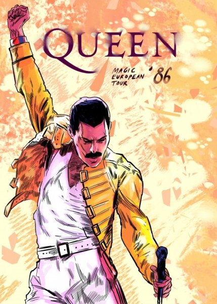 Постеры группы куин