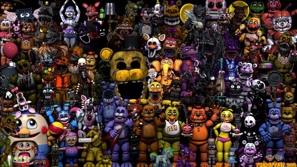 FNAF 7 all Animatronics