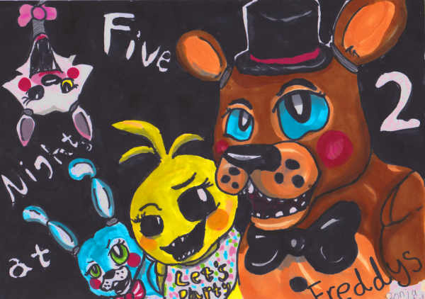 Плакаты ФНАФ 1 Бонни