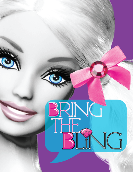 Фон в стиле Барби