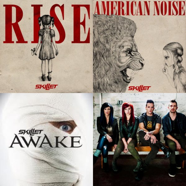 Плакат группы Skillet