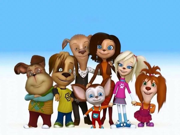 Герои мультика Барбоскиных