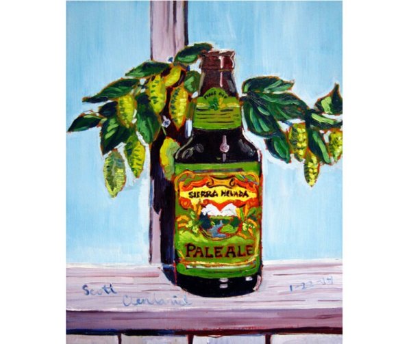 Пиво бутылочное плакат