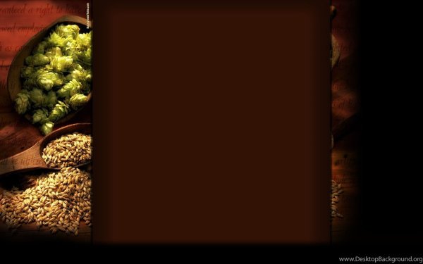 Хмель фон акварельный