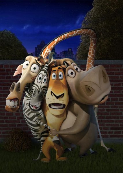 Мадагаскар мультфильм 2005 Постер