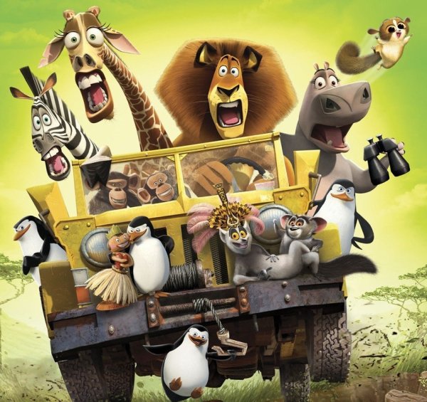Мадагаскар 3 Постер