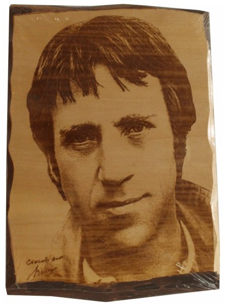 Портрет Высоцкого с гитарой