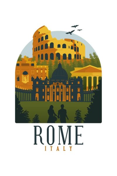 Ретро постеры города