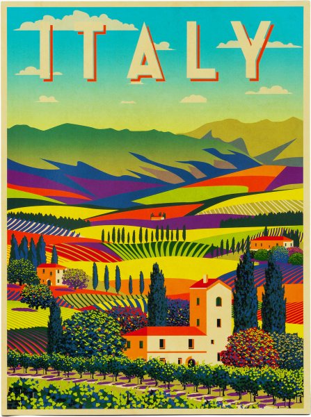 Плакат города