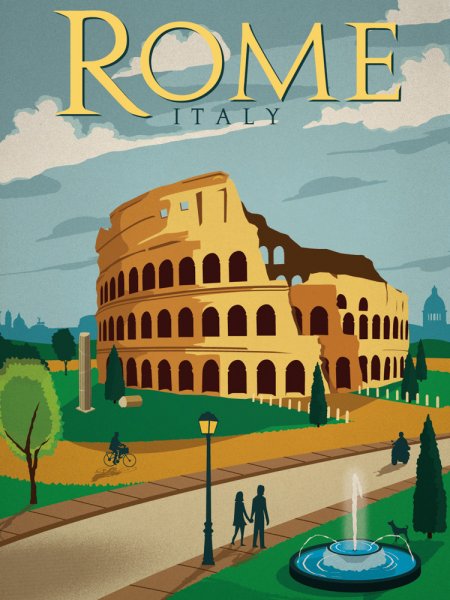 Плакат Италия