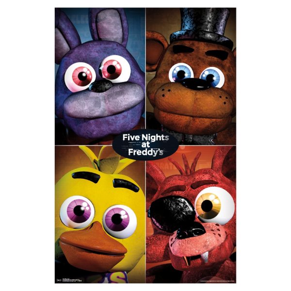 5 Ночей с Фредди плакаты