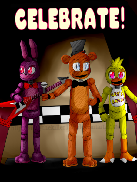 Мультяшный принт Фредди