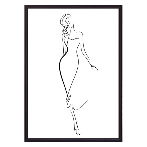 Дама с собачкой Графика