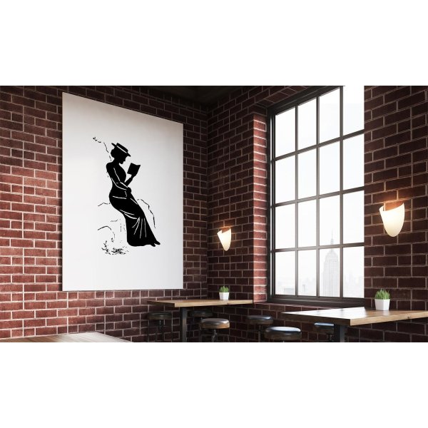 Постер силуэт женщины