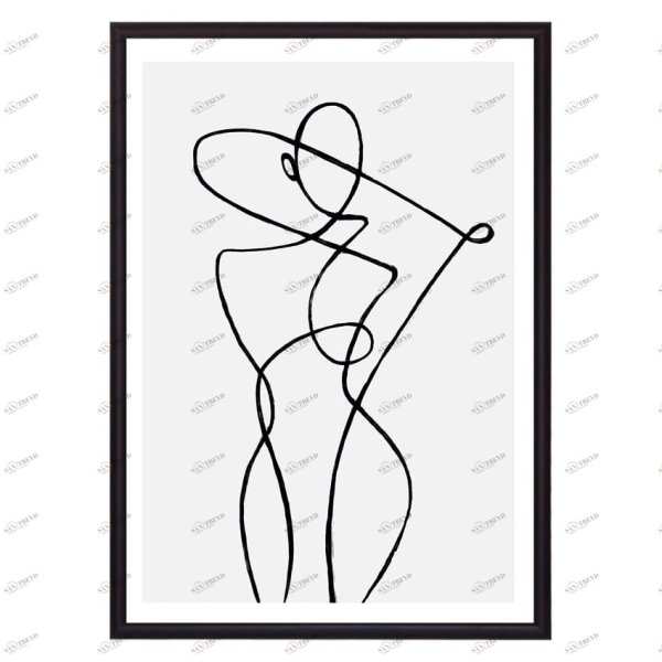 Картины одной линией