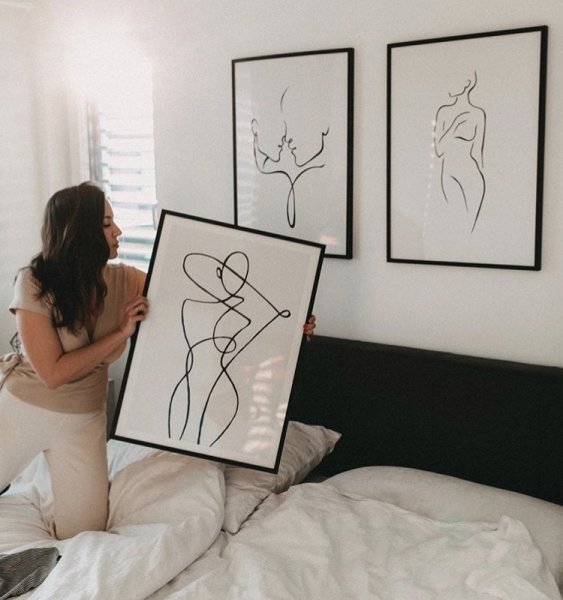 Постеры силуэты людей