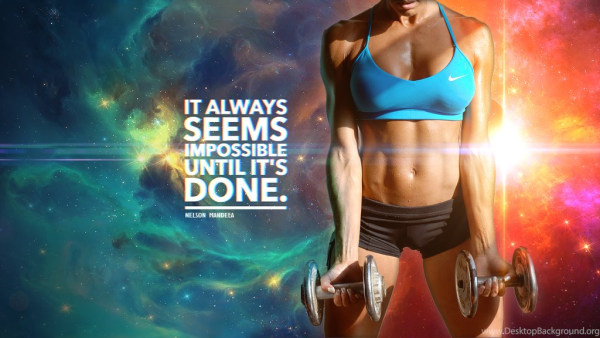 Фитнес плакат