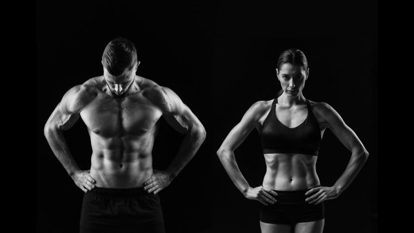 Фитнес парень и девушка