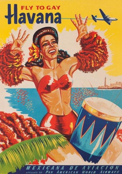 Винтажные туристические плакаты разных стран