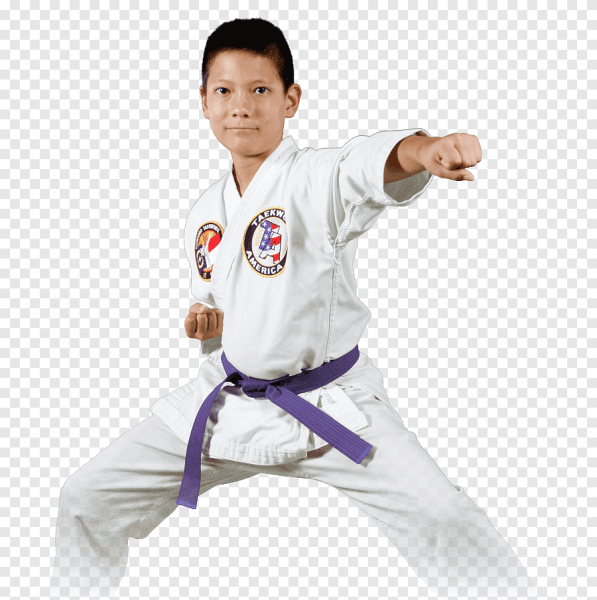 Тхэквондист мультяшный