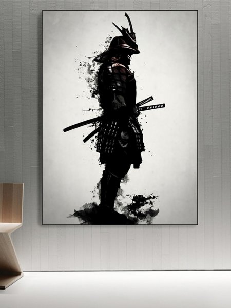 Интерьерная наклейка Самурай
