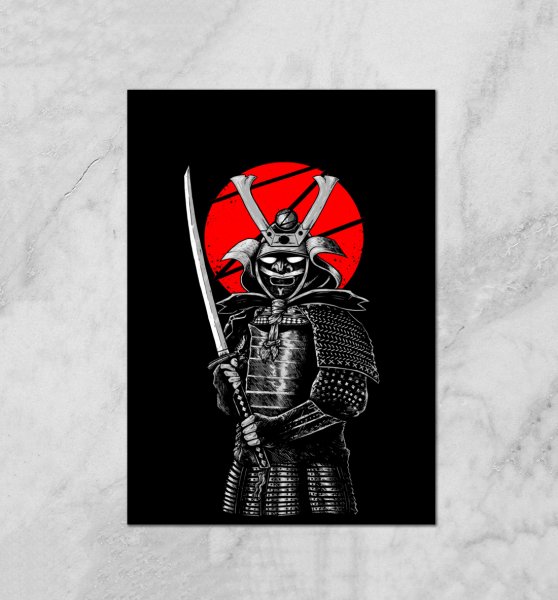 Самурай плакат