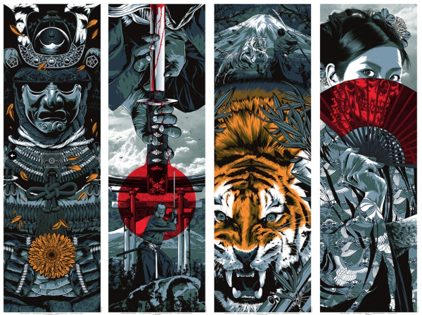 Самурай плакат