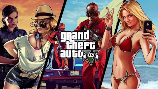 Grand Theft auto 5 обложка