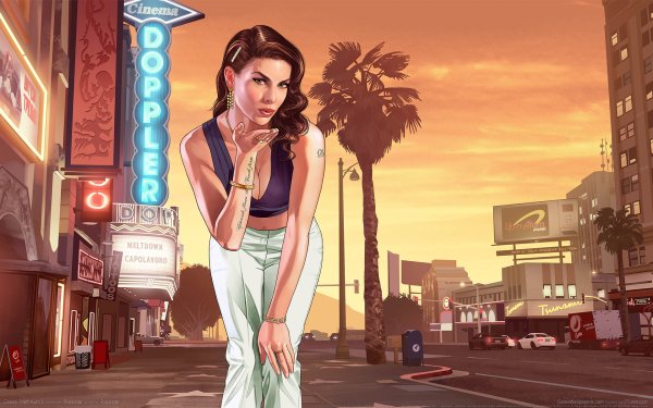 Grand Theft auto v Франклин девушка