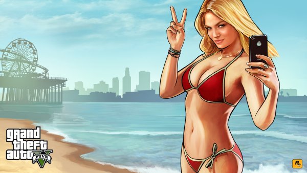 Grand Theft auto 5 Постер