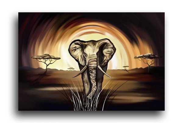 Постер слоны