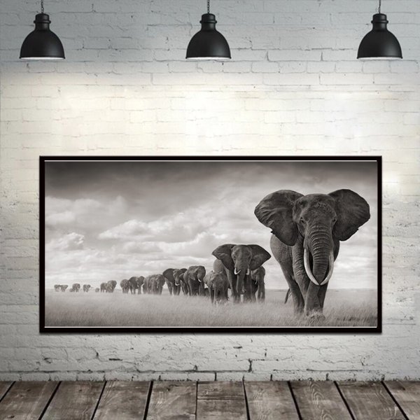 Картины слоны для интерьера
