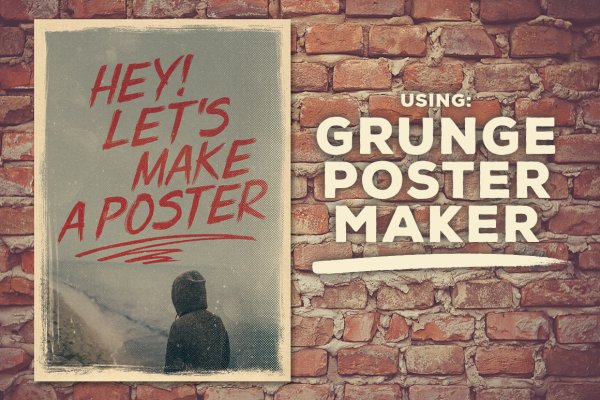 Плакаты в стиле гранж