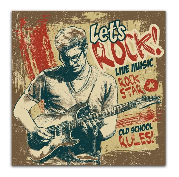 Плакаты в стиле гранж