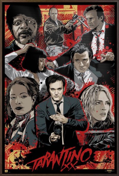 Плакаты к фильмах Квентина Тарантино