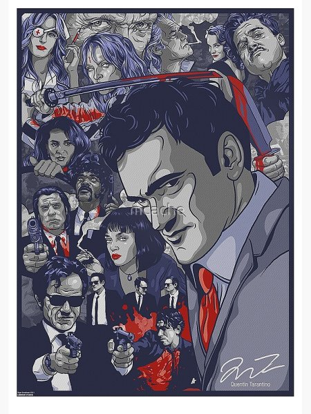 Квентин Тарантино фан арт