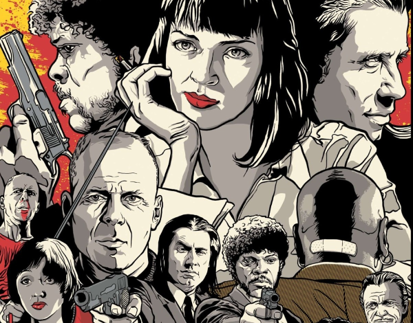 Квентин Тарантино Pulp Fiction poster